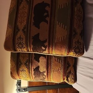 Vintage Lazyboy Custom Tapestry Pair of Pillows